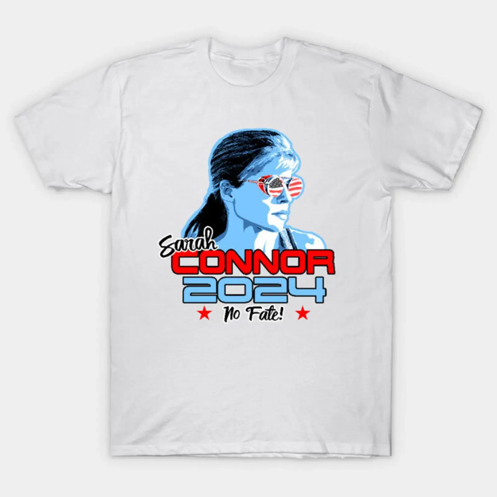 Sarah Connor 2024 T Shirt vintage Washed Versatile graphic Soft fashion Comfortable streetwear designer clothes Casual Unisex