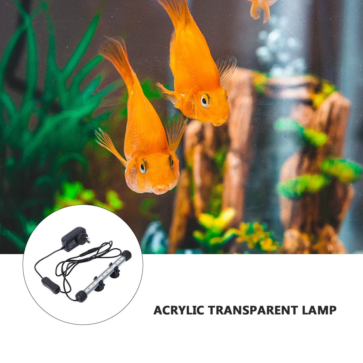 

1PC Aquarium Aquatic Plant Lamp Landscape Lighting Lamp Waterproof LED Lighting Lamp Fish Tank Decorative Lamp for Fish Tank (39