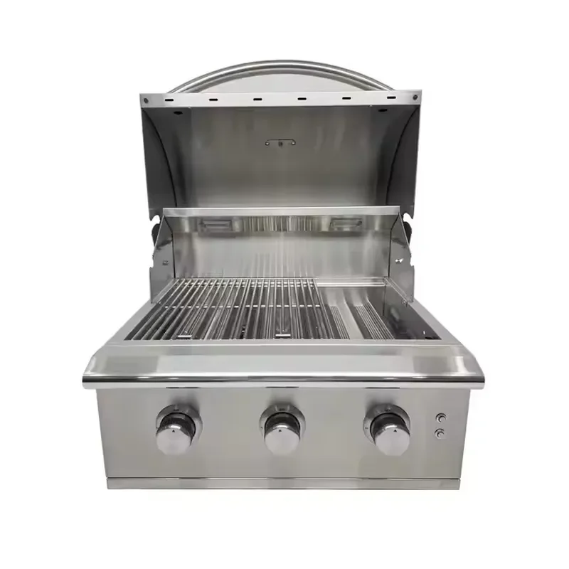 Propane/Natural Stainless Steel 304 Smokeless Back Burner Easy Assembly Outdoor Kitchen Built-in Grill BBQ Sears
