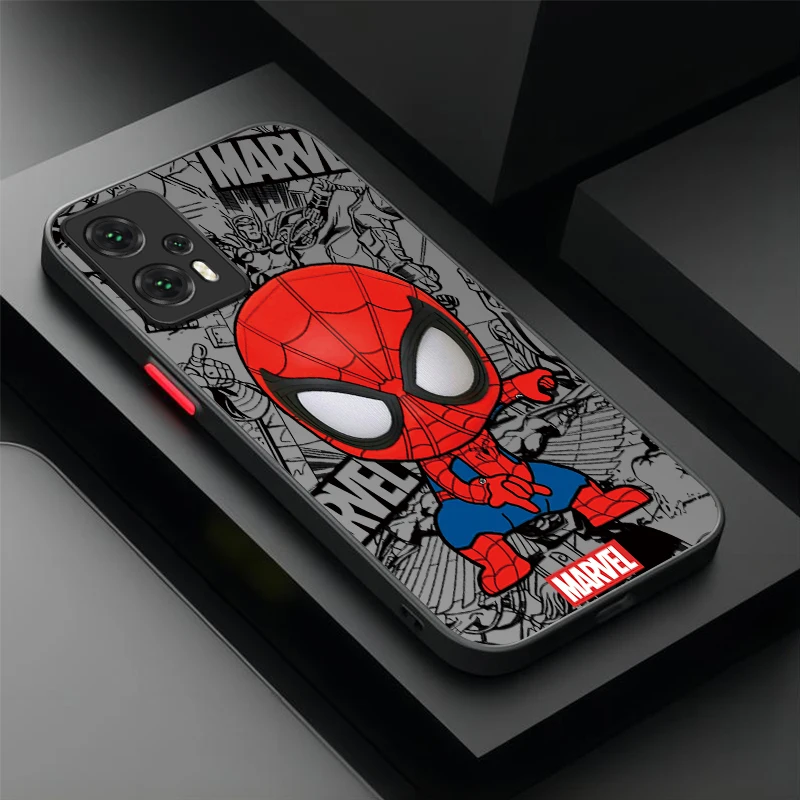 إصدار Q لطيف من هاتف Marvel Spider-Man لهاتف Xiaomi 14T 13T 12T 11T 10T 9T Pro Mi 14 13 12 10 11 Lite 5G NE غطاء مقاوم للصدمات #3
