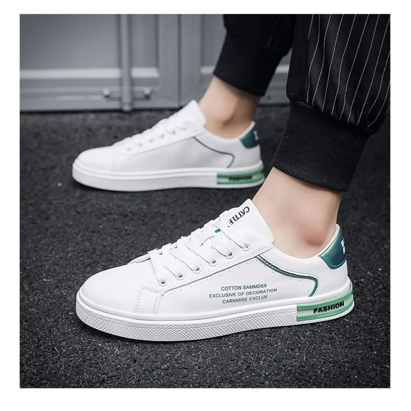 Men's Casual Vulcanized Shoes 2025 Spring Fashion Flat Skateboard Shoes Mens Outdoor Non-slip Designer Sneakers Tenis Masculino