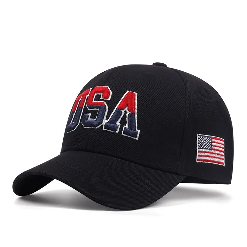 2024 New Fashion Fastball Cap Classic USA Embroidered American Flag Baseball Caps For Men Women Snapback Hat Unisex Hip Hop Hats