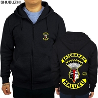 new arrived Satudarah MC World Motorcycle men zipper sweatshirt casual pattern print hoodies fashion brand hoody