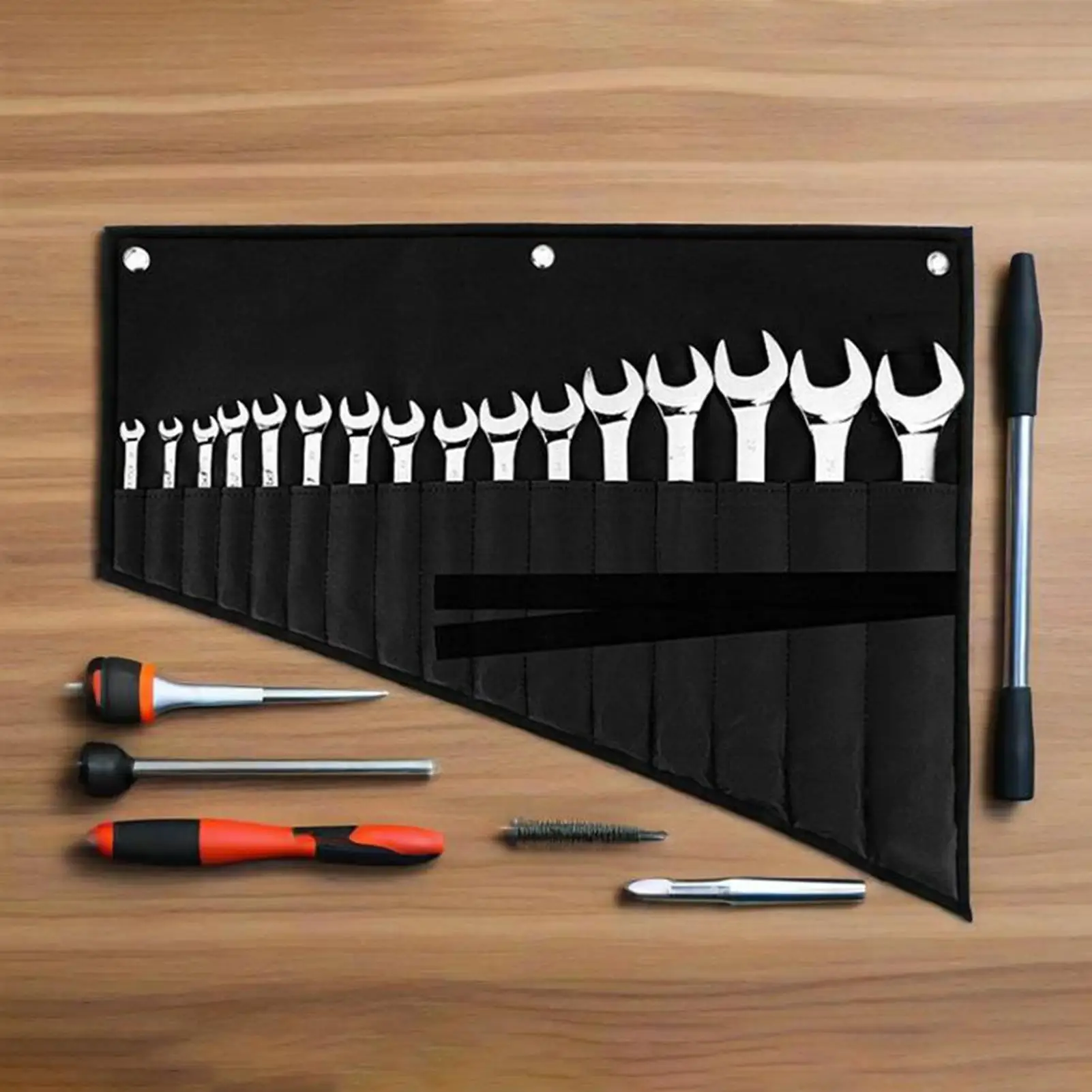 

Сумка для хранения инструментов, гаечный ключ, свернутая сумка для хранения инструментов, набор инструментов, универсальная сумка, сумка для инструментов, рулонная сумка с эластичными ремнями