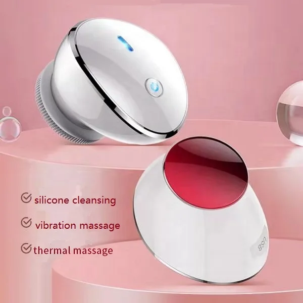 2in1 High Frequency Mini Electric Facial Cleaning Machine With Lift Feature Handheld Skincare Brush For Face Wash