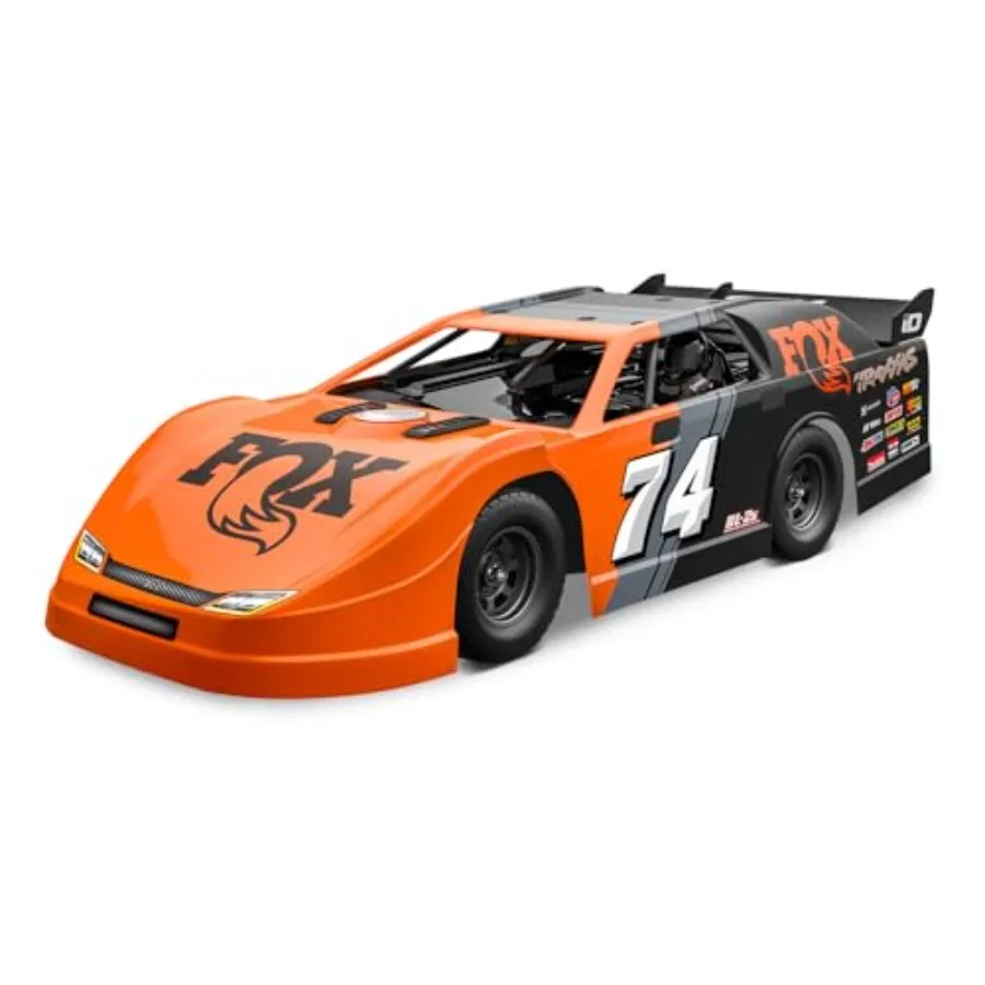 

Slash Late Model BL-2s Orange for racing applications, lightweight aluminum chassis, vibrant orange finish, enhanced aerodynami