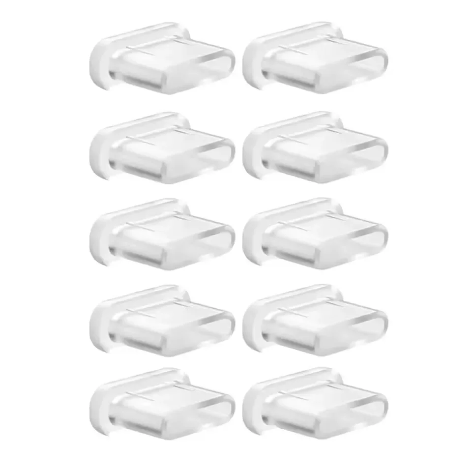 1/20 Stück Typ C Anti-Staub-Stecker Silikon USB C Ladeanschluss Staubschutz Schutz für iPhone 15 16 Samsung Galaxy S25 Staubstecker