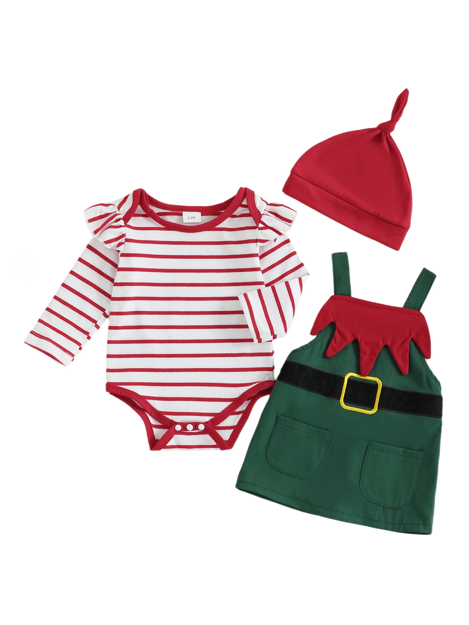 

Toddler Boy Winter Outfit Plaid Button Down Shirt and Suspender Pants Set with Bowtie and Cap 4 Pcs Set for Christmas Party