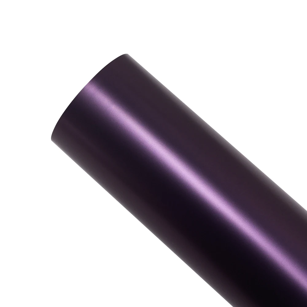 Matte Black Purple Car Sticker Color Change Vinyl Film PET Bubble Free Wrapping Car Accessories Auto Self Adhesive Decals