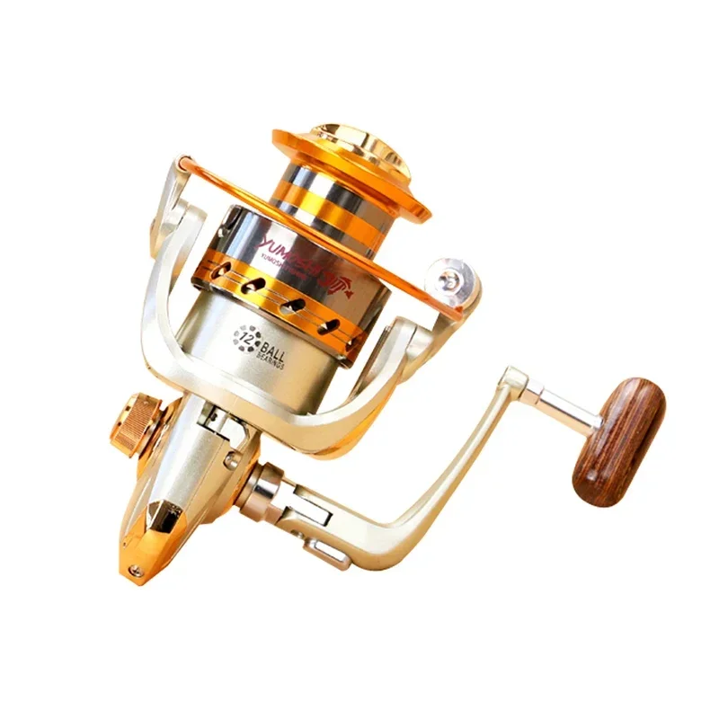 Imagem -05 - Carretel de Metal Spinning Carretel de Pesca Fish Salt Water Reel 10ball Bearing 5.5:1 Roda de Fundição