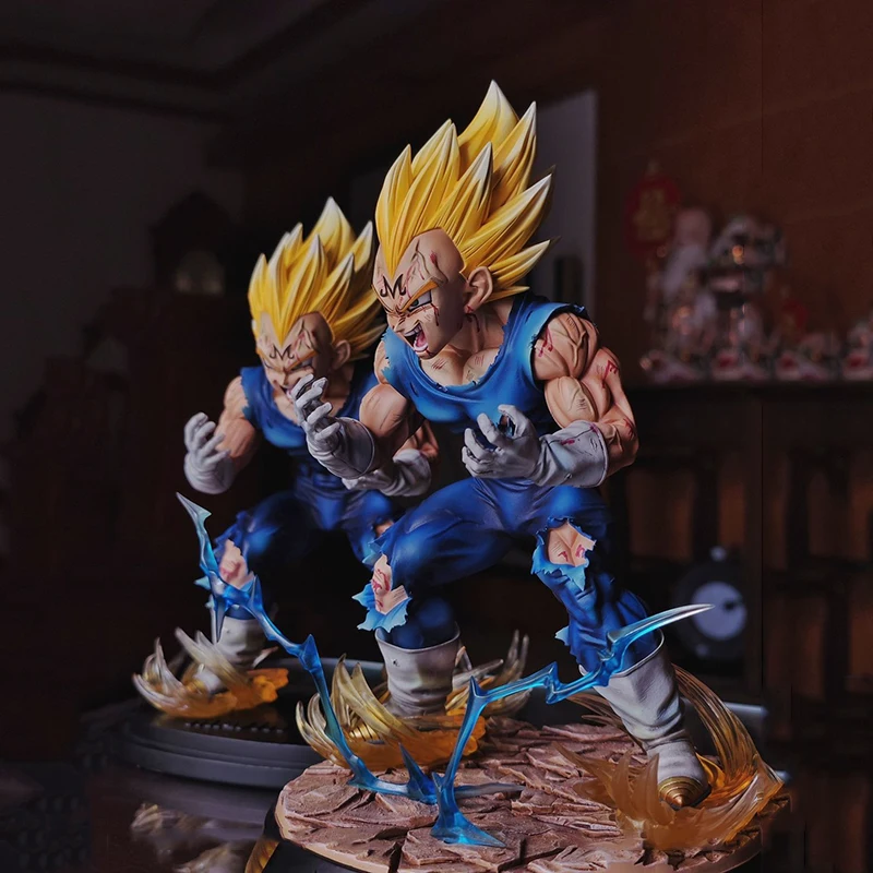 Anime Dragon Ball Majin Vegeta Figure Vegeta Figurine 28CM PVC Action Figures GK Statue Collection Model Toys Gifts