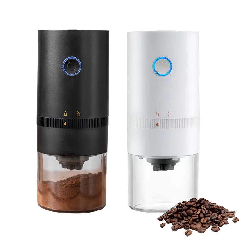 2023 New Automatic Coffee Grinder Portable Electric Mill Ceramic Core Coffee Beans Grinder TYPE-C USB Fast Charging