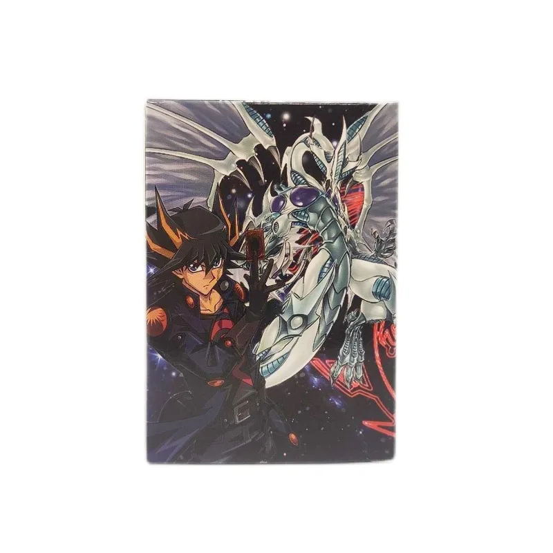 100pcs/set Yu Gi Oh Stardust Dragon Synchron Animation Characters Refraction Flash Card Anime Classics Game Collection Cards Toy