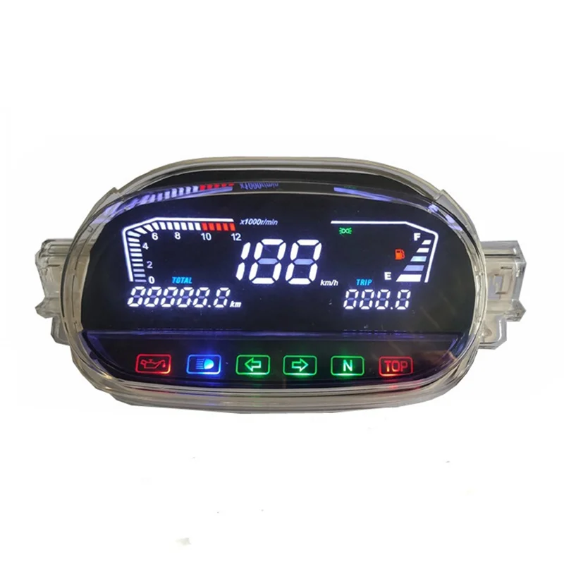 

Светодиодный одометр для мотоцикла, тахометр, цифровой тахометр для Y1255ZR Y125Z