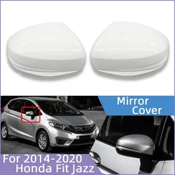 Wing Side Mirror Shell Cover Lid For Honda Fit Jazz GK5 2014 2015 2016 2017 2018 2019 2020 Rearview Mirror Cap Housing Painted