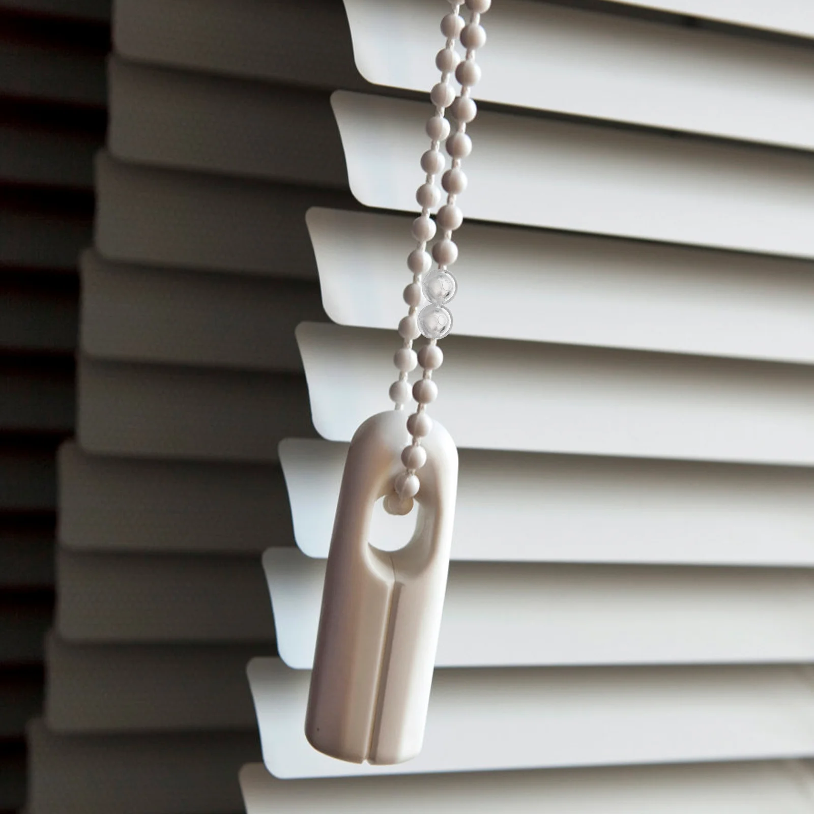 

25Pcs Beads Chain Stop Transparent Adjustable Blind Accessories Replacement Parts Secure Fixer for Curtain Window Blinds Beaded