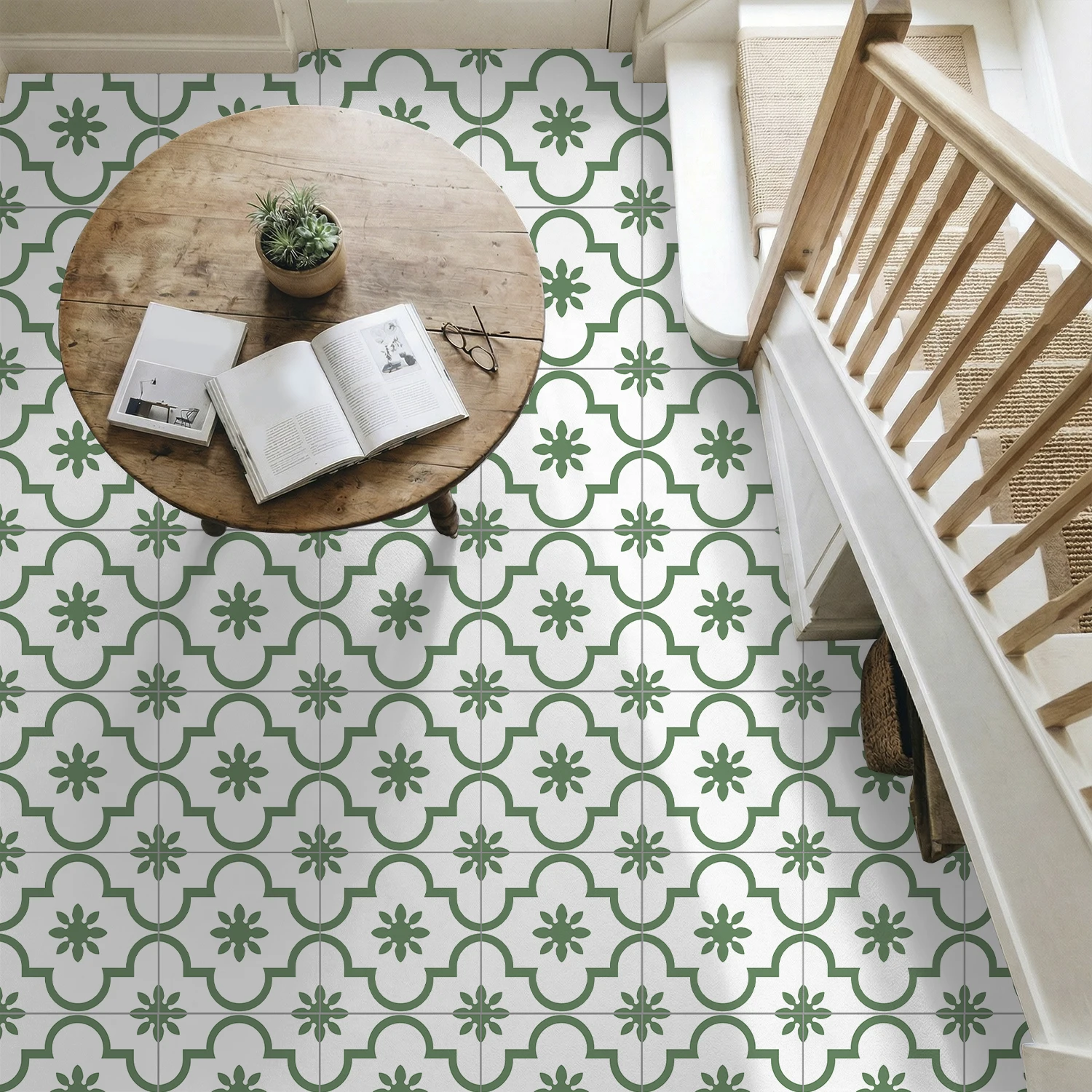 

Thick frosted matte waterproof self-adhesive tile sticker suitable for kitchen, bathroom, wall and floor decoration stickers