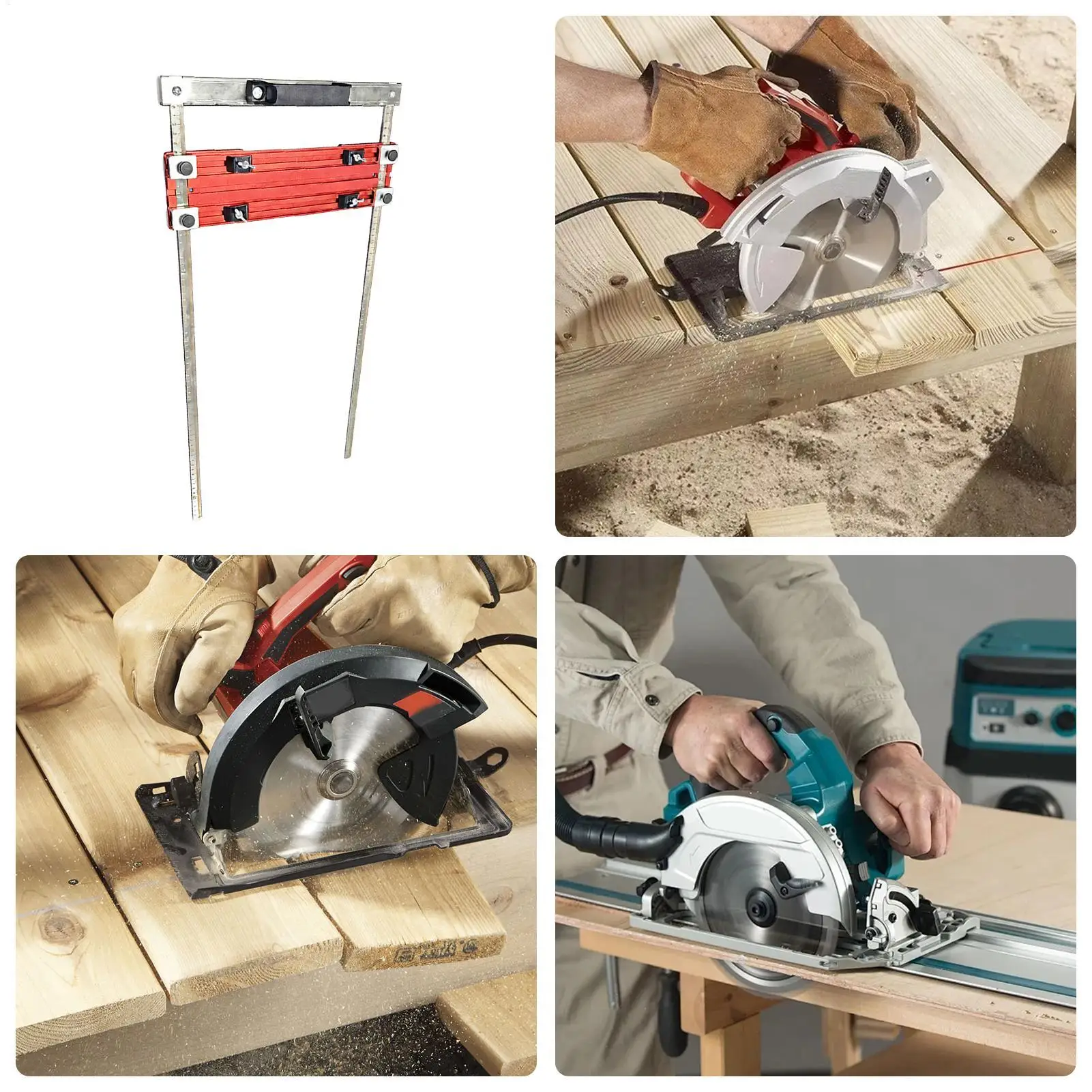 

Woodworking Positioning Cutting Board Adjustable Trimming Board Wood Modified Positioning Frame Tool For Handheld Electric Saw