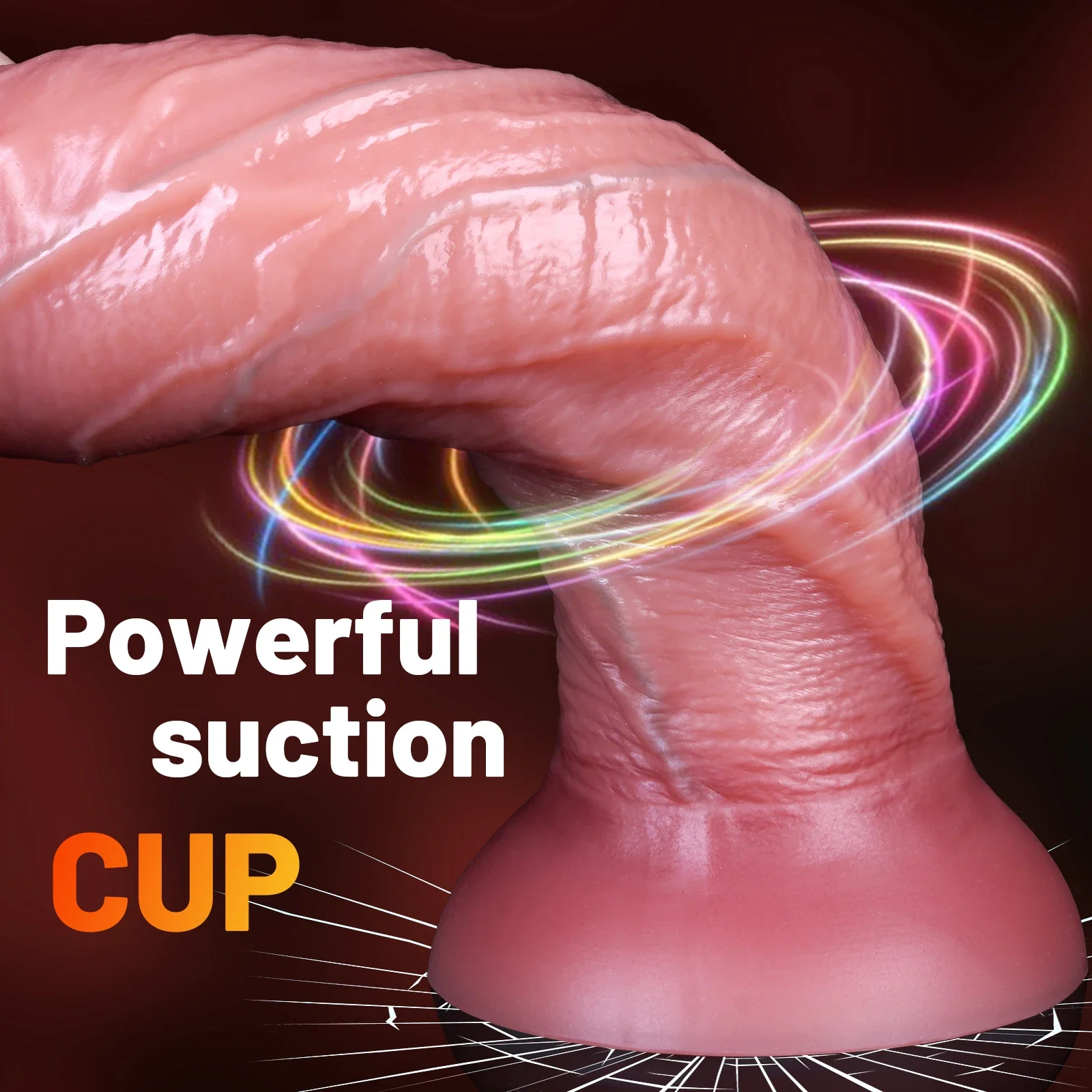 Super Big Soft Double-layer Silicone Long Dildo Realistic Anal Butt Plug Penis Masturbator Suction Cup Adult Sex Toys for Women