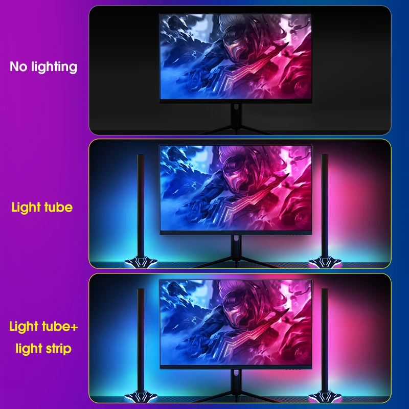 Imagem -05 - Ambient Rgb Light For pc Pick-up Lamp Color Sync Inteligente E-sports Game Desktop Background Light Macos 13 Mais Windows 891011