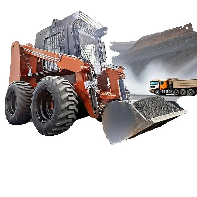 

Free Shipping 360/380 Mini Skid Steer Loader with Wheel Loader Core Components CE/EPA Compliant China Wholesale Bucket for Sale