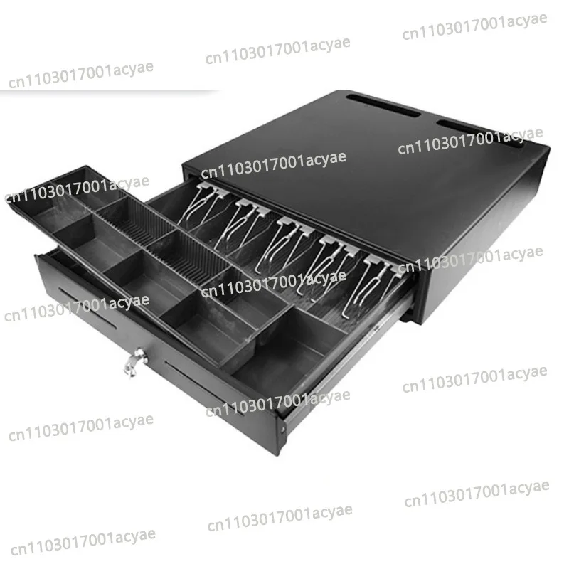 Metal key storage box, anti-theft cash box, receipt clip, cash register box 460A