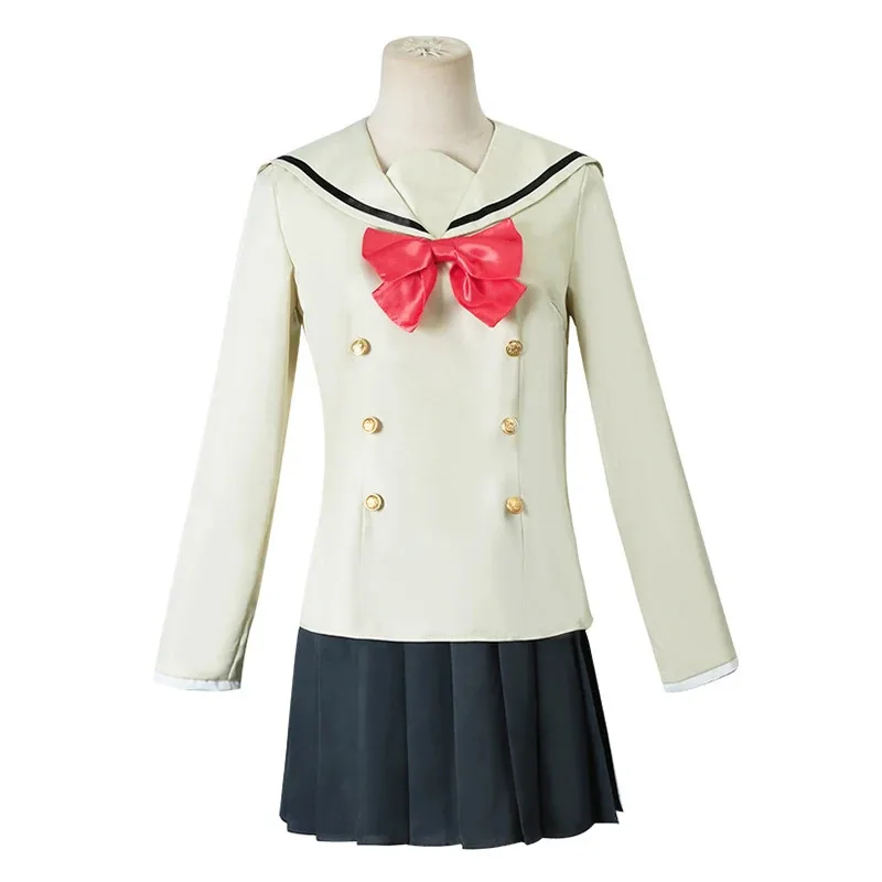 Qq38Ikuyo Anime Bocchi The Rock Ikuyo Kita Cosplay JK Peruca Vermelha Saia Meias Cos Uniforme para Meninas Wom