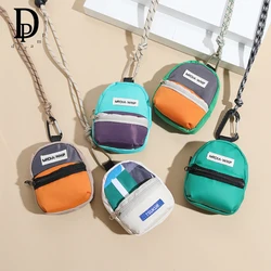 Fashion Cute Earphone Bag Zipper Cool Casual Nylon Coin Purse Car Key Lipstick Mini Card Wallet Kids Storage Bags Birthday Gift