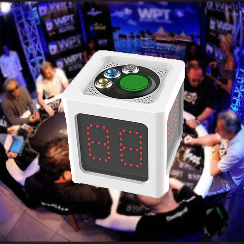 Battery Powered Tournament Timer, Button Control Poker Clock, 4 Faces, New Arrival, 2023