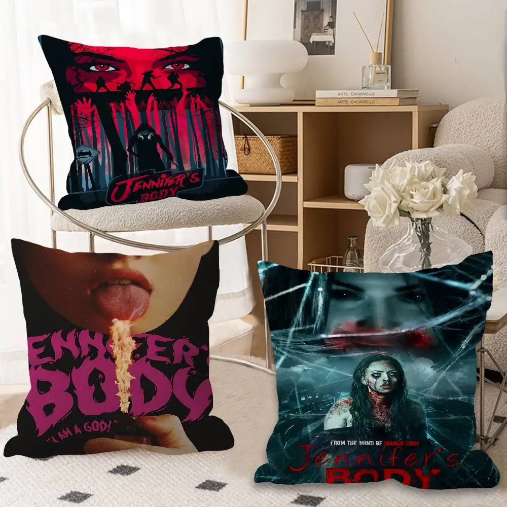 البوب فيلم جنيفر الجسم مكتب وسادة المخدة غطاء وسادة السيارة 45X45CM قطني المخدة أريكة غطاء وسادة