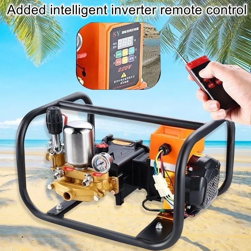 48-72V high-pressure triple-bar plunger pumps general-purpose dosing machine agricultural garden remote control dosing