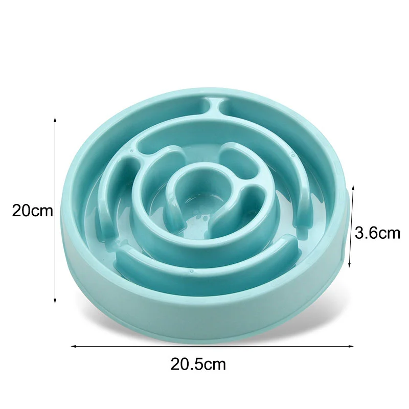 Slow Feeder Dog Bowl, Anti-Choking Puzzle Feeding Bowl For Dry, Wet And Raw Food, Slow Down Eating, Maze Dog Dishes