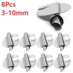 3mm-10mm Stainless Steel Sewing Rolled Hemmer Foot 3mm-10mm Universal Sewing Machine Presser Foot DIY Crafts Hemming Puller Tool