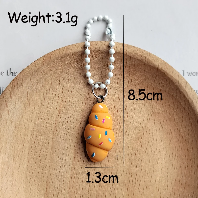 الراتنج هامبورغ الخبز المقلية الدجاج سلاسل المفاتيح حلقة رئيسية الإبداعية مضحك محاكاة الغذاء قلادة حقيبة صندوق حامل السيارة النساء الرجال المجوهرات