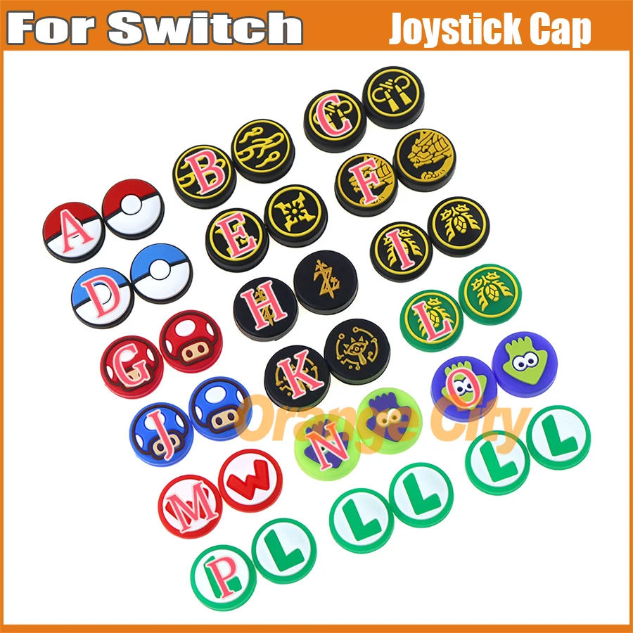 2 Stuks Siliconen Joystick Cap Cover Analoge Thumb Stick Grepen Caps Voor Nintendo Switch Ns Joy Con Game Controller Accessoires