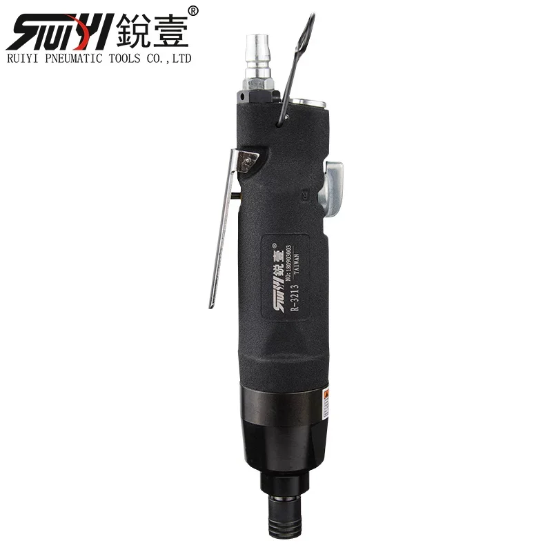Ruiyi 3213 Industrial-Grade 8H Straight Pneumatic Screwdriver with High Torque, Pneumatic Woodworking Tool