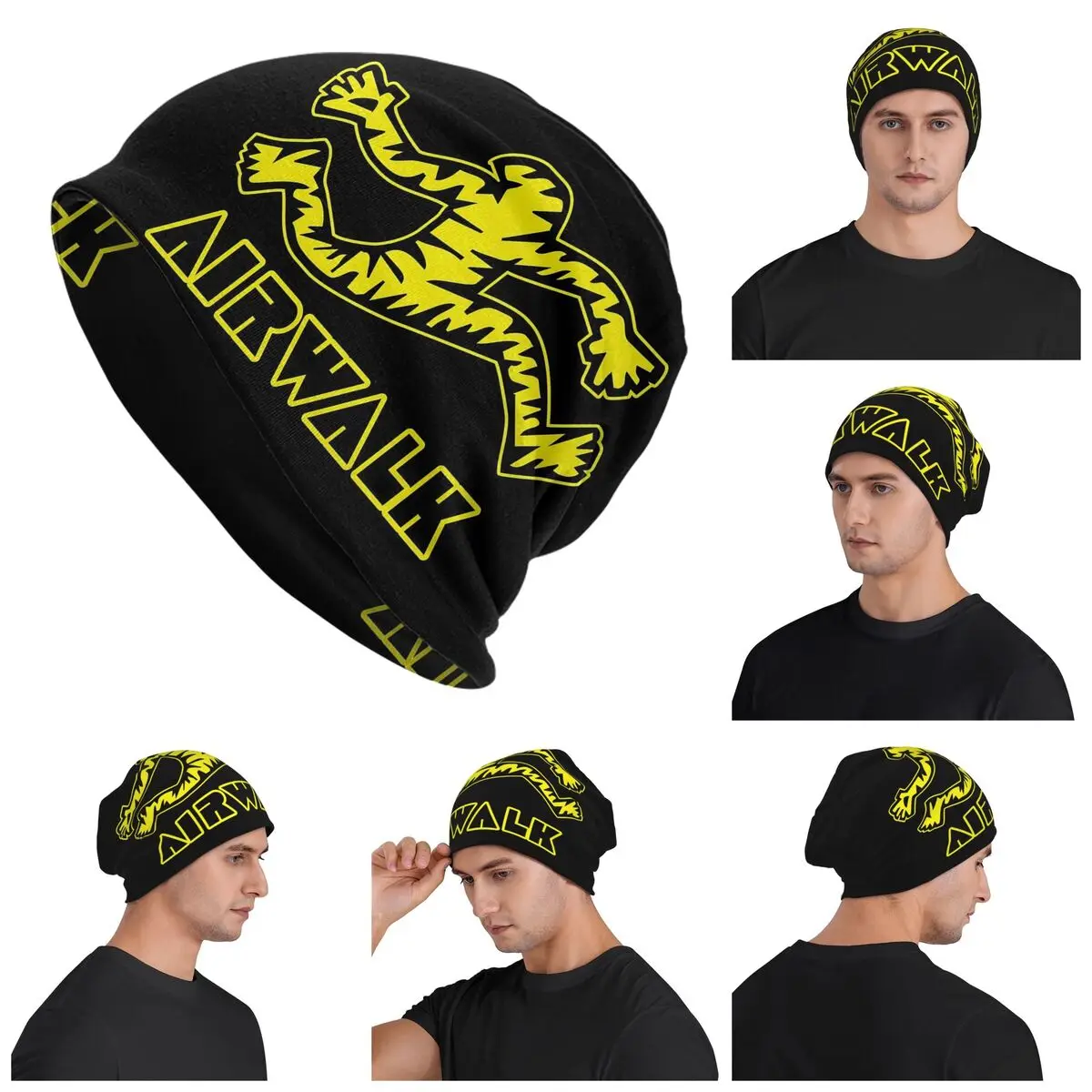 

Tattoo Old School Airwalk Warm Knitted Cap Fashion Bonnet Hat Autumn Winter Outdoor Beanies Hats for Unisex Adult