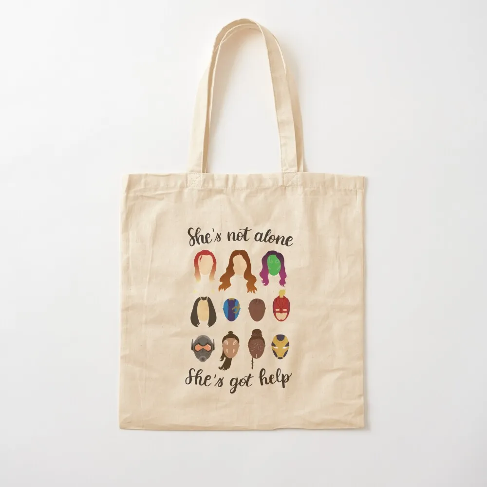 

She's got help Tote Bag tote bag men cute pouch bag hand bags handbag Canvas Tote