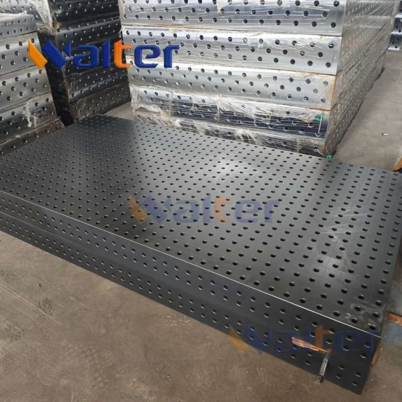 All New Accessories-Added 3D Cast Iron Strong Hold Welding Table: Improve Work Efficiency and Suit Heavy Use