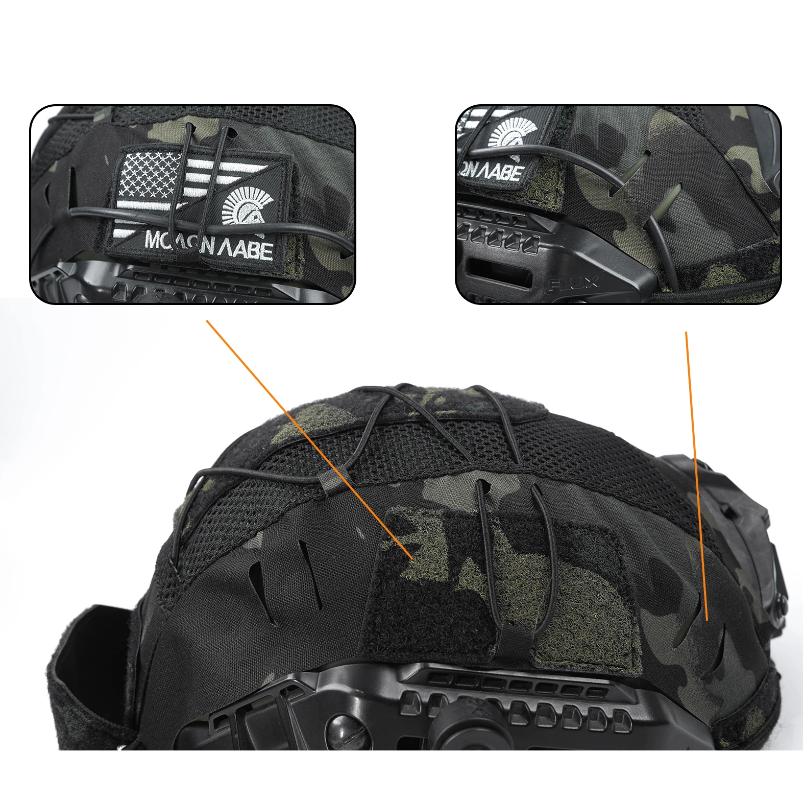 Tactical Helmet Cover Mtek Helmet Cover Mesh   Protective Gear Equipment Airsoft Hunt Accessory Outdoor