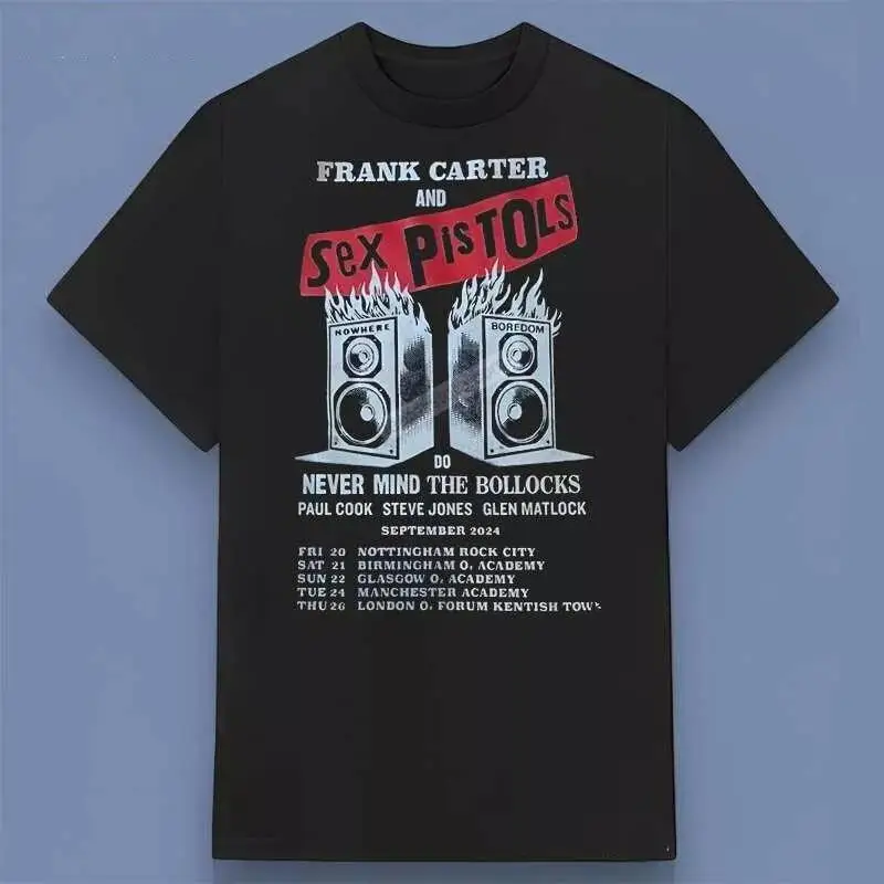 Sex Pistols Frank Carter tour UK Never Mind The Bollocks T Shirt