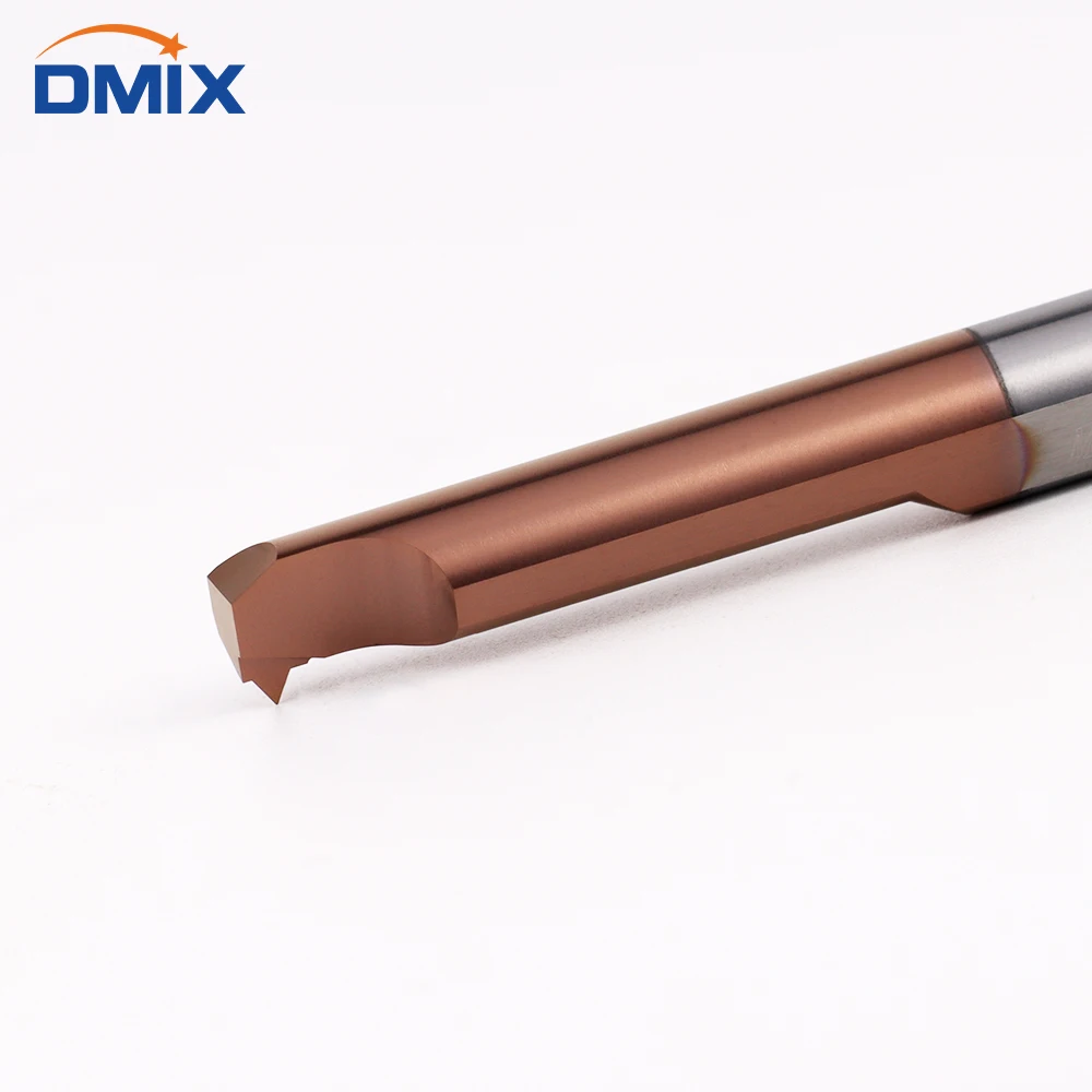 DMIX MIR Taglierina per alesatura per filettatura in metallo duro rivestito Mini tornio interno Utensile per tornitura Copia di piccoli fori in lega di acciaio al tungsteno