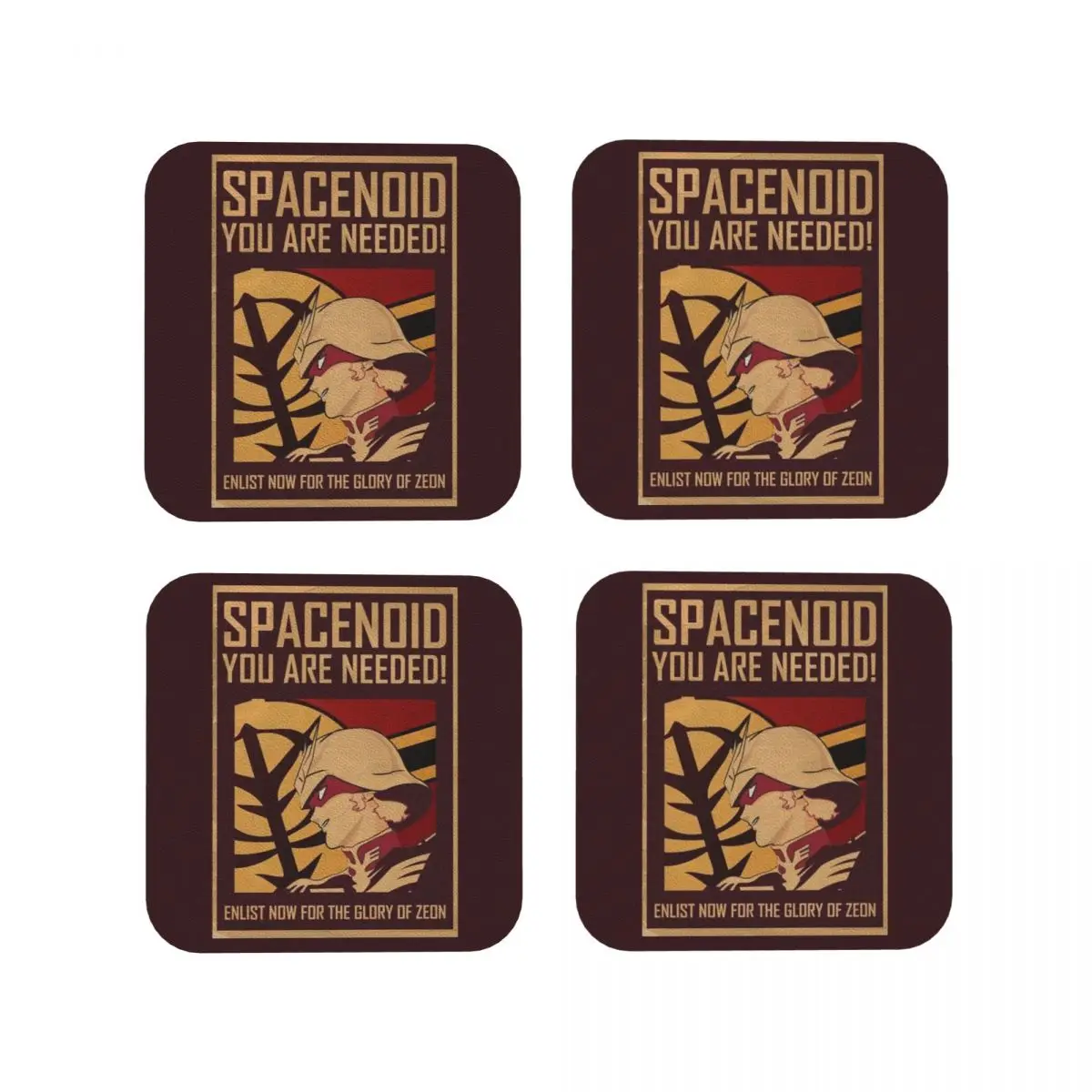 

Подставки Zeon Propaganda, кухонные салфетки, изоляционные коврики для чашек, кофейные коврики для декора, домашняя посуда, подушечки, набор из 4 шт.