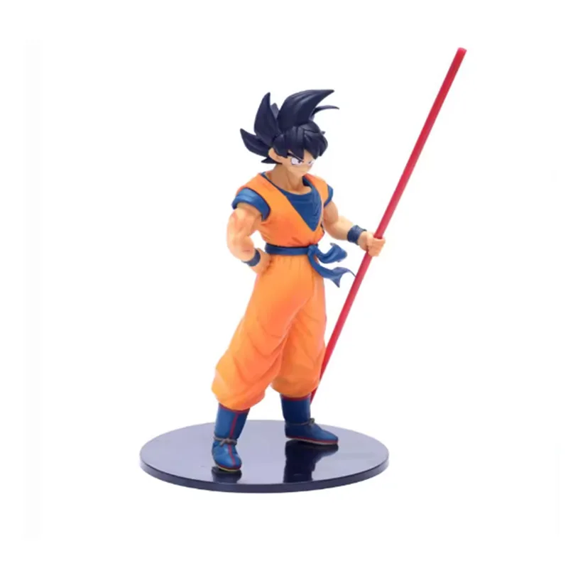 Dragon Ball Son Goku figurine Anime Super Saiyan modèle souvenirs d'enfance PVC Statue poupées enfants jouets pour enfants cadeau 22 cm