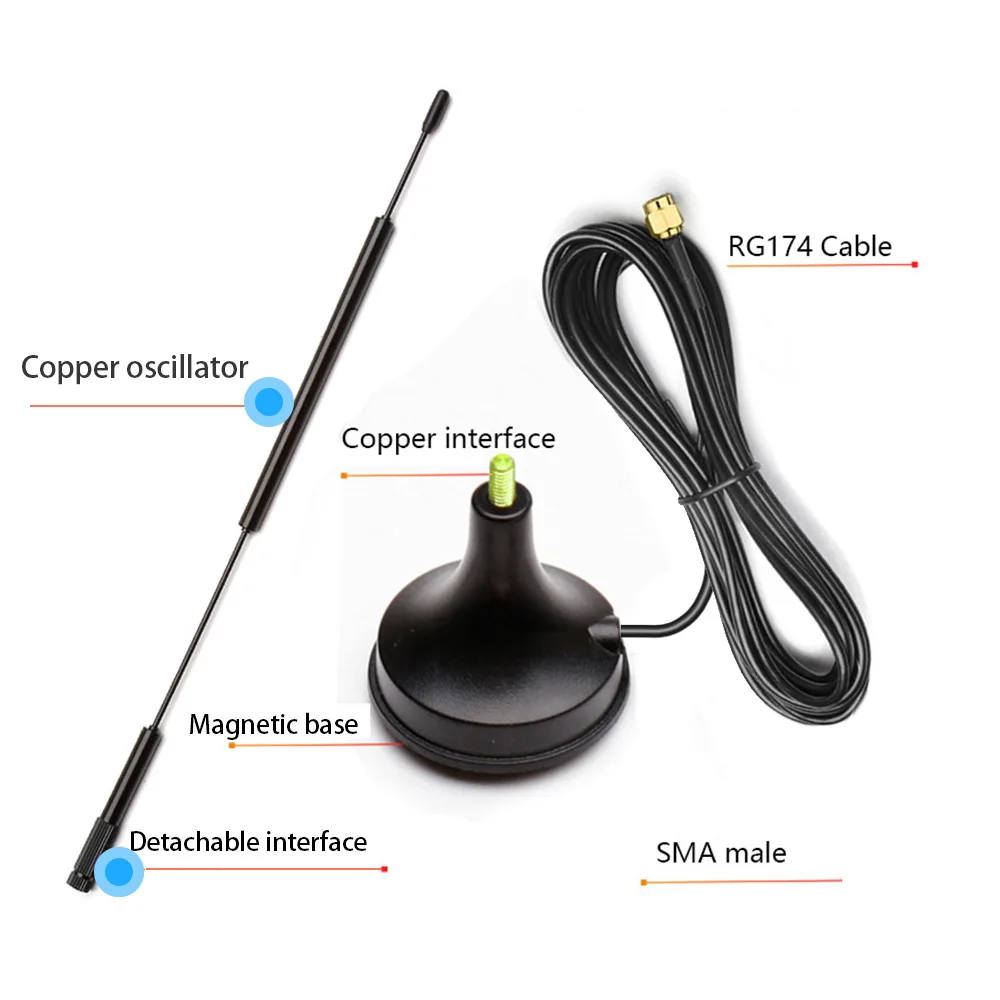 2.4GHz WIFI waterproof antenna 12dbi wireless router SMA omnidirectional high gain wifi antenna