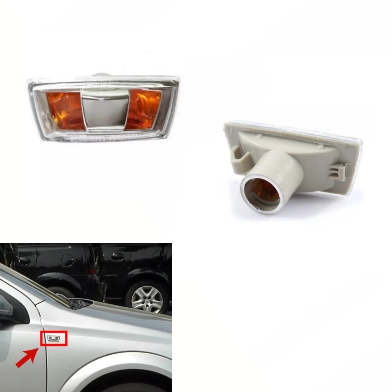 

A Pair Side Indicator Left Right Hand Repeater Light Lamp For Vauxhall Astra H Corsa D 13497990 Car Turn Signal Light