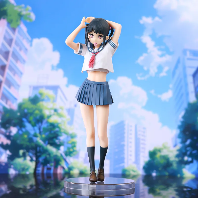 

Anime-Style Beautiful Girl Sailor Uniform Girl Pvc Figure Toys Desktop Collect Decoration Cartoon Peripheral Birthday Gifts