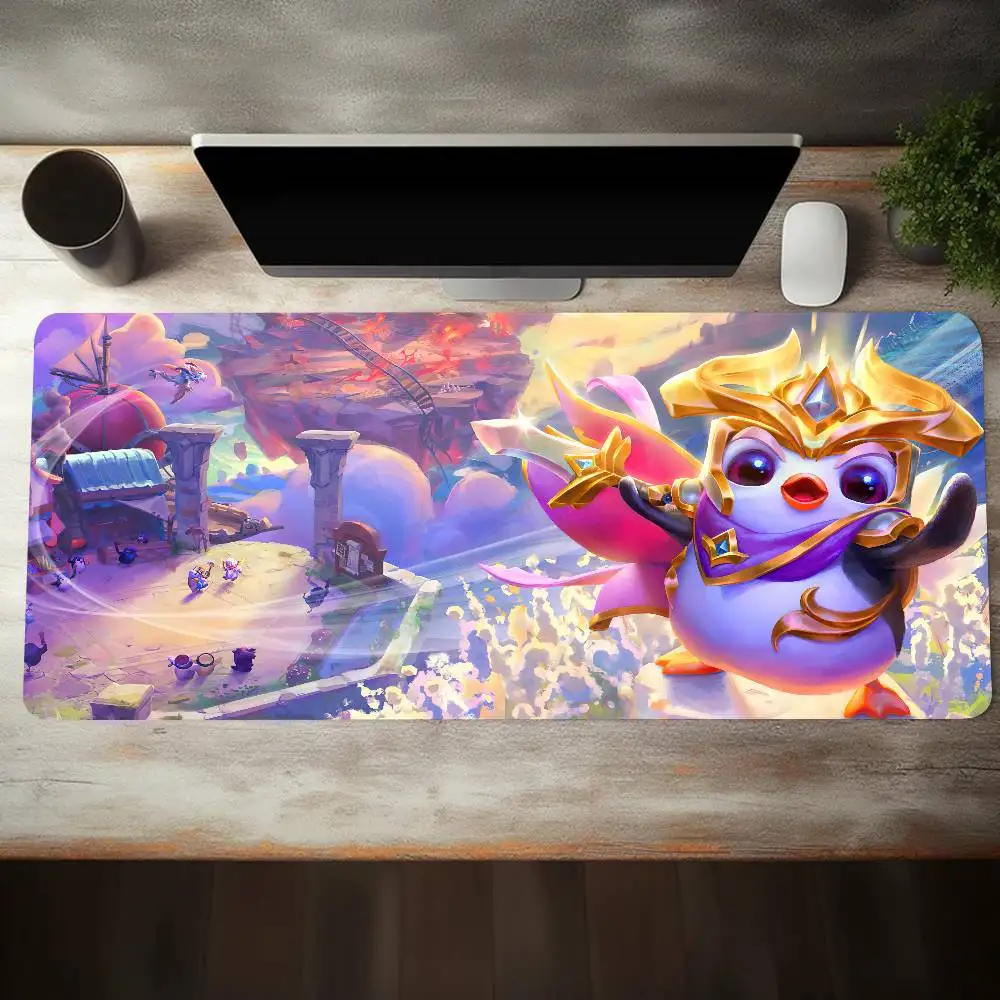 Teamfight Tactics Game Mousepad Large Keyboard Desk Mat Gaming Mouse Pad LockEdge Non-slip Mat
