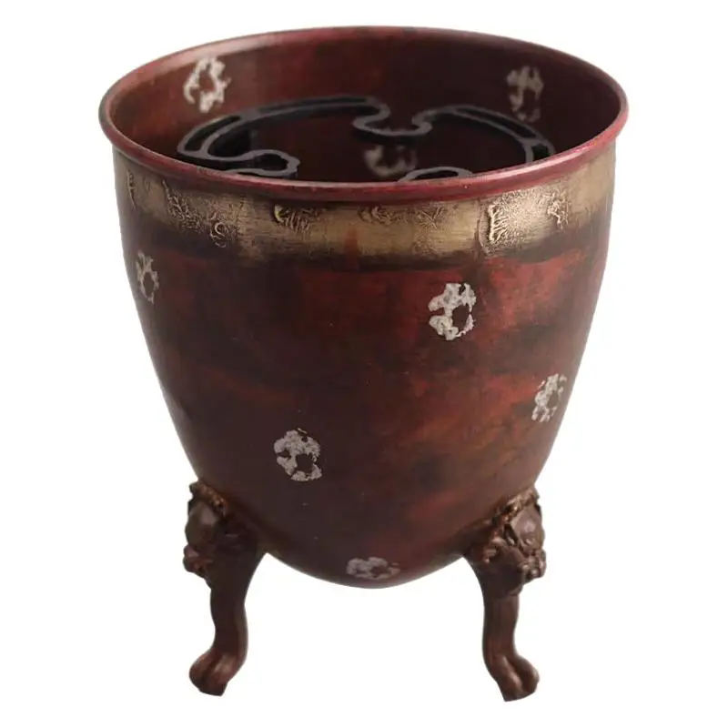 

Copper stove Song style copper double-sided stove Warm stove Warm brewing accessories