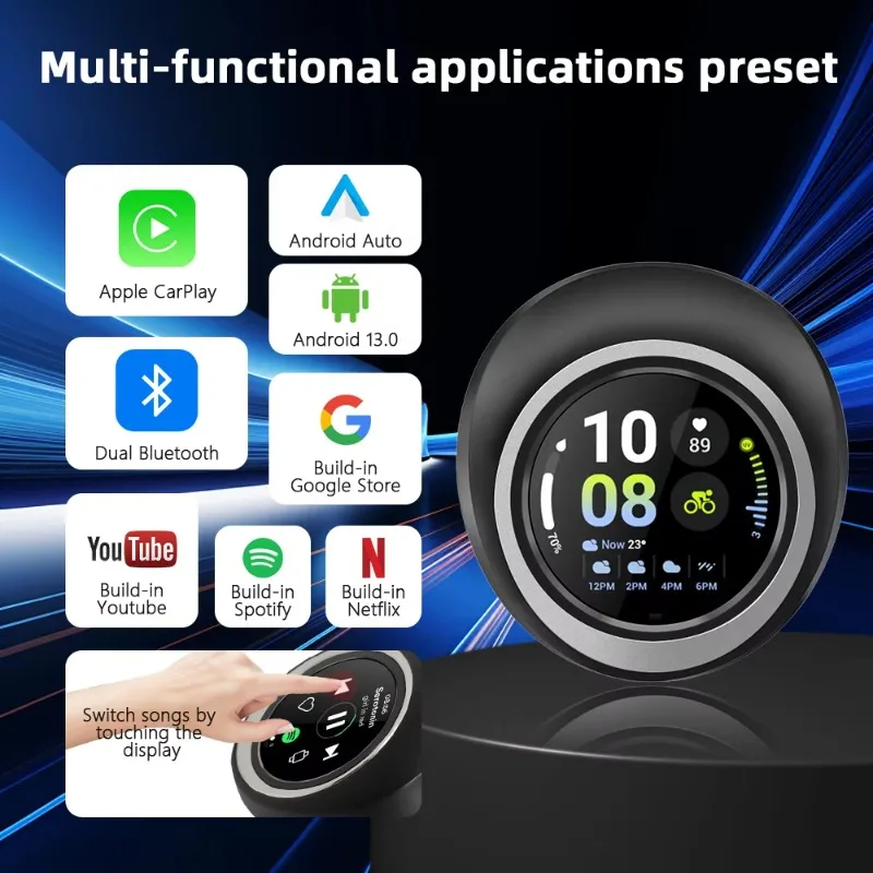 

НОВЫЙ беспроводной адаптер Magic Streaming CarPlay Smart Ai Box с сенсорным экраном Android Auto Car Play Box Универсальный